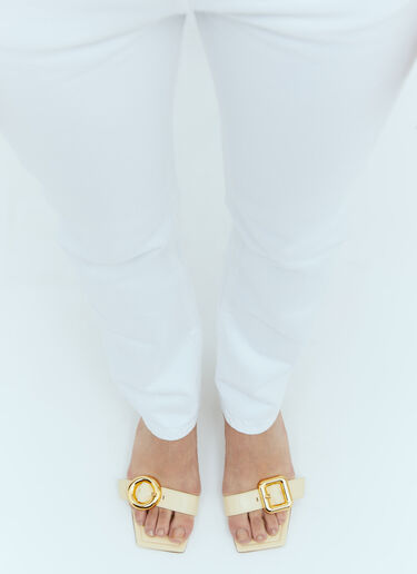 Jacquemus Les Sandales Regalo ヒール クリーム jac0254053
