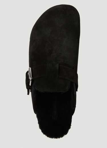 Mirvinh Shearling Mules Isabel Marant Mirvinh Shearling Mules Black isb0149016
