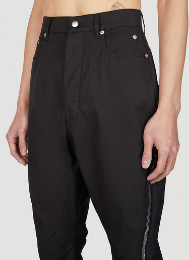 Rick Owens Bolan Banana Zip Pants Black ric0151016