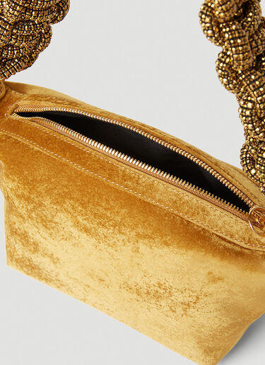 Crystal Cobra Pouch Shoulder Bag KARA Crystal Cobra Pouch Shoulder Bag Yellow kar0251012