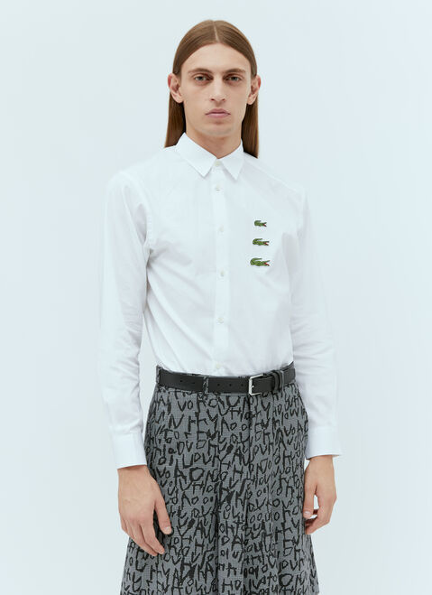 Dries Van Noten Huge Logo Belt White dvn0154014