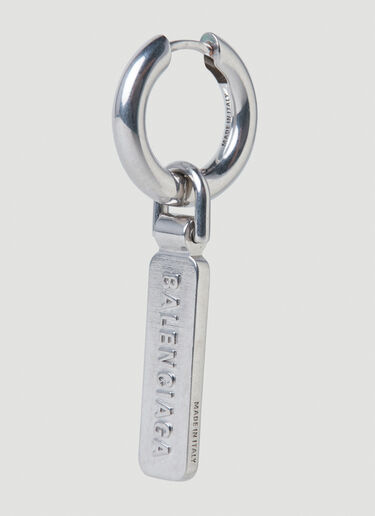 Skate Tag Earrings Balenciaga Skate Tag Earrings Silver bal0251130