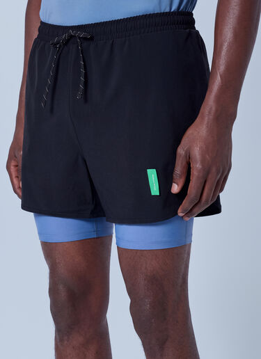 LN-CC® - District Vision: Layered Training Shorts - Black District Vision Layered Training Shorts Black dtv0164003