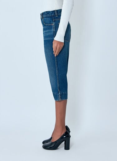 Chloé High-Rise Capri Jeans Blue chl0263045