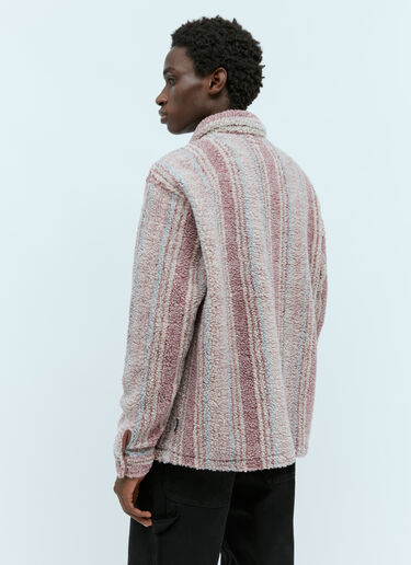 Stripe Sherpa Shirt Stüssy Stripe Sherpa Shirt Pink sts0154010