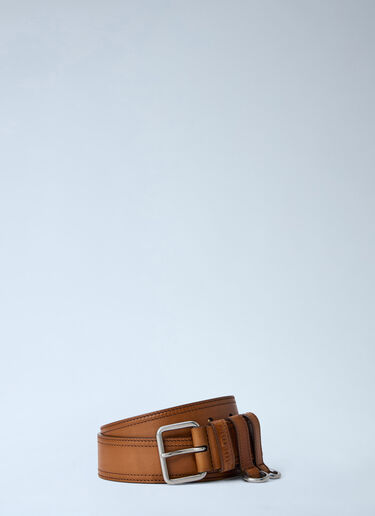 LN-CC® - Miu Miu: Leather Belt - Brown Miu Miu Leather Belt Brown miu0165014