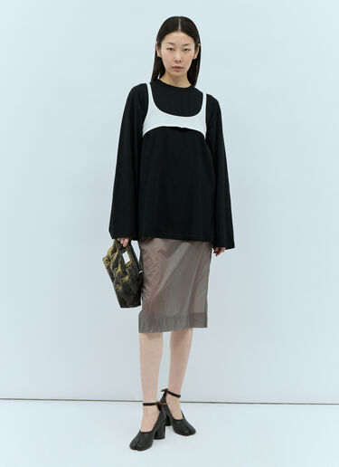 Maison Margiela Inside Out Skirt Grey mla0254004