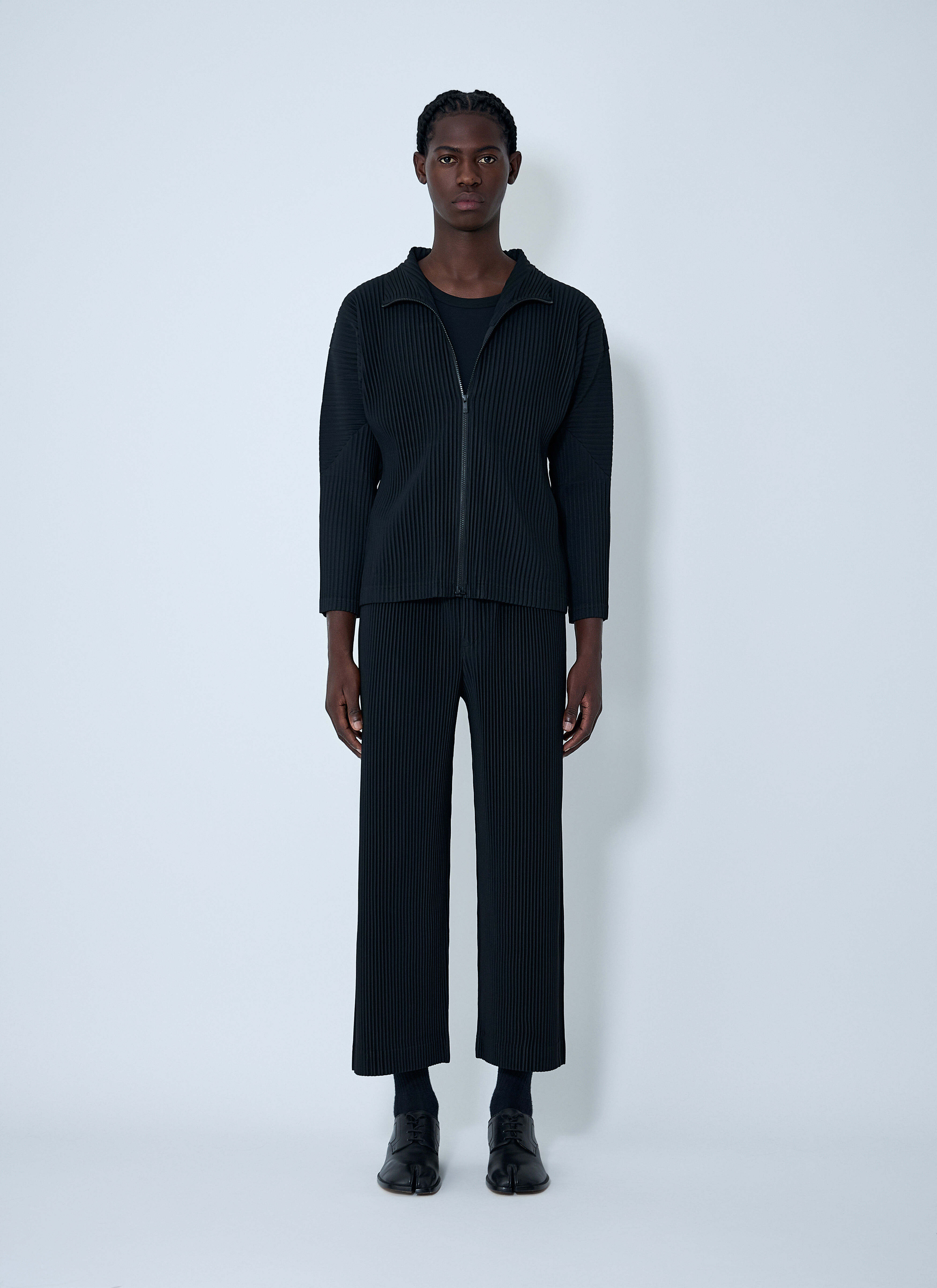 Homme Plissé Issey Miyake Men's' Pleated Pants in Black | LN-CC®