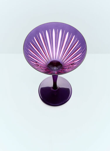 L'Objet Set Of Four Prism Martini Glasses Purple wps0691625