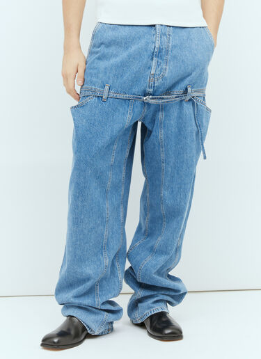 Le De Nimes Criollo Jeans Jacquemus Le De Nimes Criollo Jeans Light Blue jac0154007
