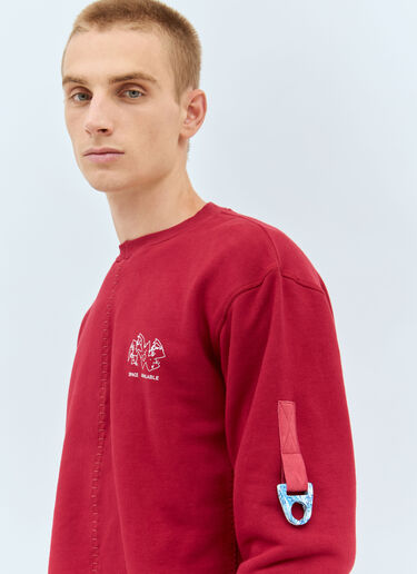 Space Available Recycling Uniform Sweatshirt Red spa0158009