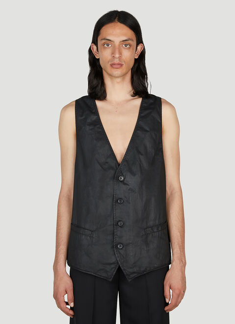 Ann Demeulemeester Ruben Classic Comfort Waistcoat Grey ann0154011