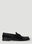 Saint Laurent Logo Plaque Loafers Black sla0249108