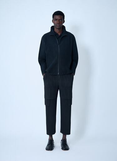 Pleated Jacket Homme Plissé Issey Miyake Pleated Jacket Black hmp0162009