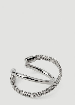 Räthel & Wolf Edward Double Hoop Earcuff Silver rwf0348007