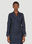 Lourdes Pinstripe Ruched Blazer Light Blue lou0249005