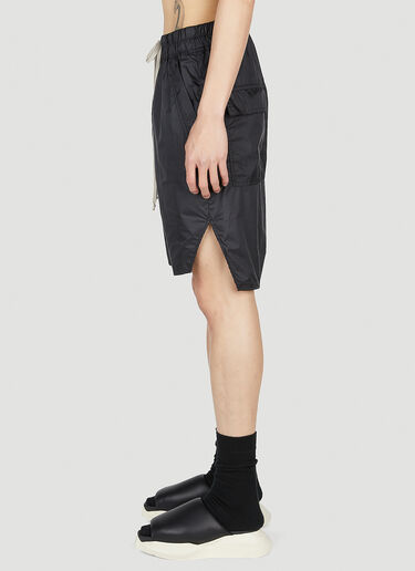 Rick Owens x Champion Beveled Pods Shorts Black roc0153007