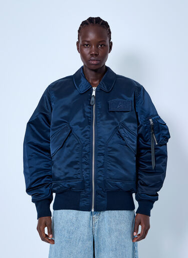 LN-CC® - Alpha Industries: CWU-45/P Base UV Loose Bomber Jacket - Blue Alpha Industries CWU-45/P Base UV Loose Bomber Jacket Blue alp0366007