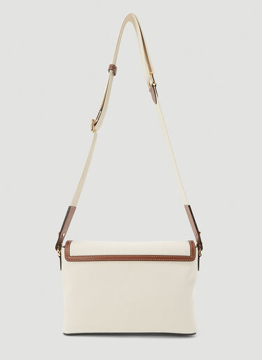 Burberry Note Canvas Shoulder Bag Beige bur0243108