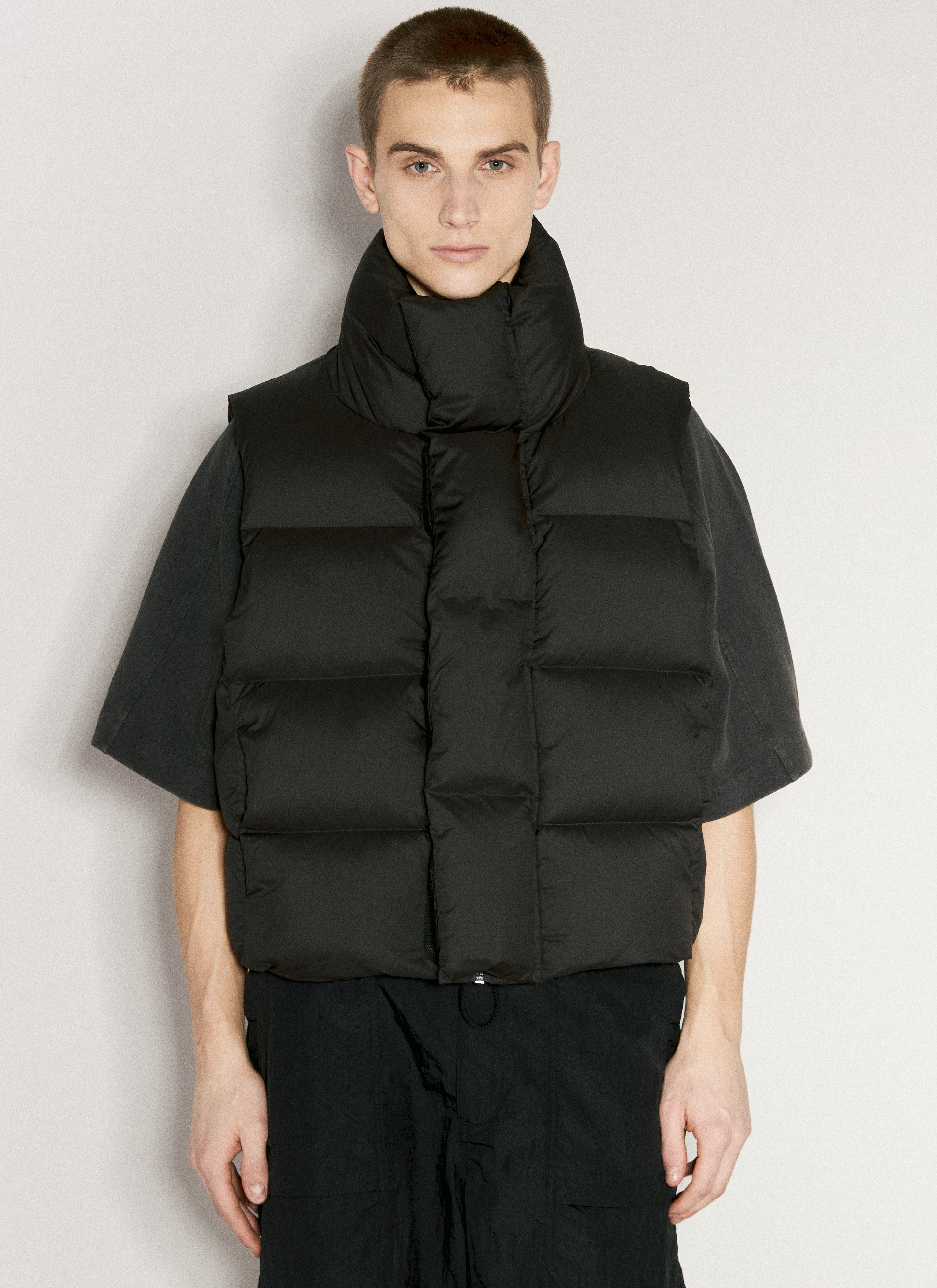 Rick Owens MML 羽绒背心 黑色 ric0155013