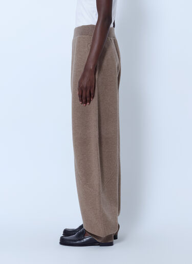 LN-CC® - Max Mara: Wide-Leg Knit Pants - Beige Max Mara Wide-Leg Knit Pants Beige max0266204