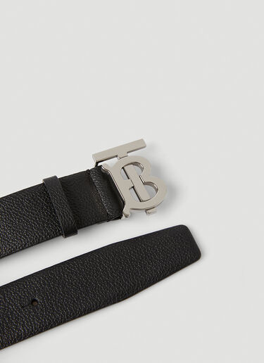 Burberry 双面 TB 字母花押腰带 黑色 bur0147143