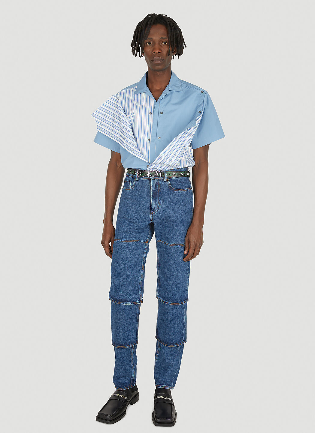 Y/Project Classic Multi Cuff Jeans in Blue | LN-CC