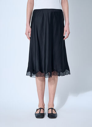 Burberry Silk Irene Skirt Beige bur0259029