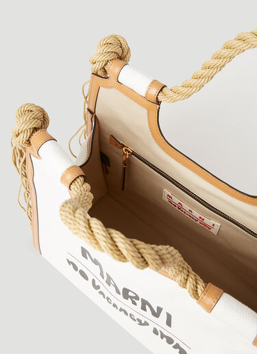 Marni x No Vacancy 마르셀 토트백 화이트 mvy0253016