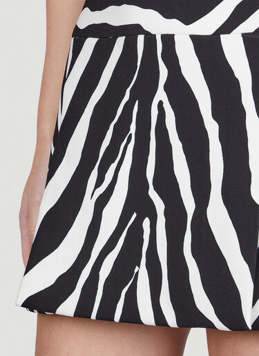 Zebra Print Mini Skirt Dolce & Gabbana Zebra Print Mini Skirt Black dol0249023