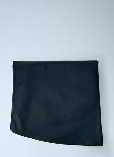 TOTEME Leather Scarf Black tot0264028