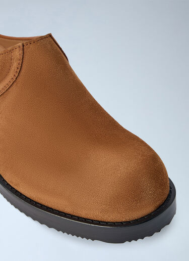 LN-CC® - Dries Van Noten: Suede Slip-On Mules - Brown Dries Van Noten Suede Slip-On Mules Brown dvn0165032