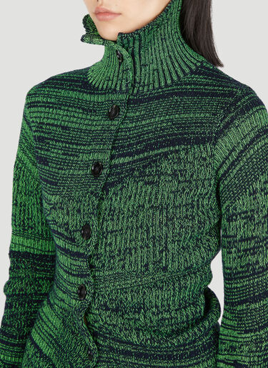 Acne Studios 디스토션 카디건 그린 acn0254015