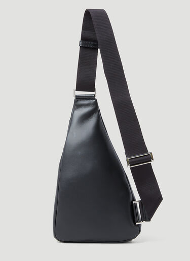 Prada Cross Leather Crossbody Bag Black pra0154014