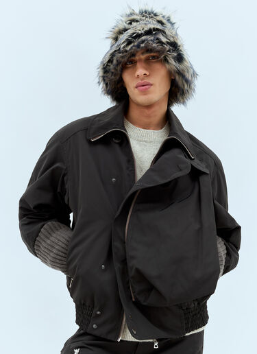 Dries Van Noten 人造毛皮渔夫帽 灰色 dvn0158030