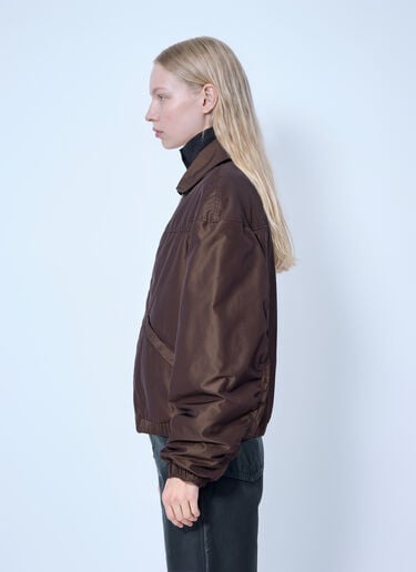 Lemaire Puffer Blouson In Water-Repellent Canvas Brown lem0366001