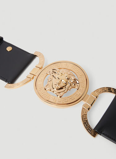 Versace La Medusa Belt Black vrs0252025