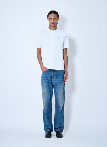 Noah Pique Polo Shirt White noa0160005