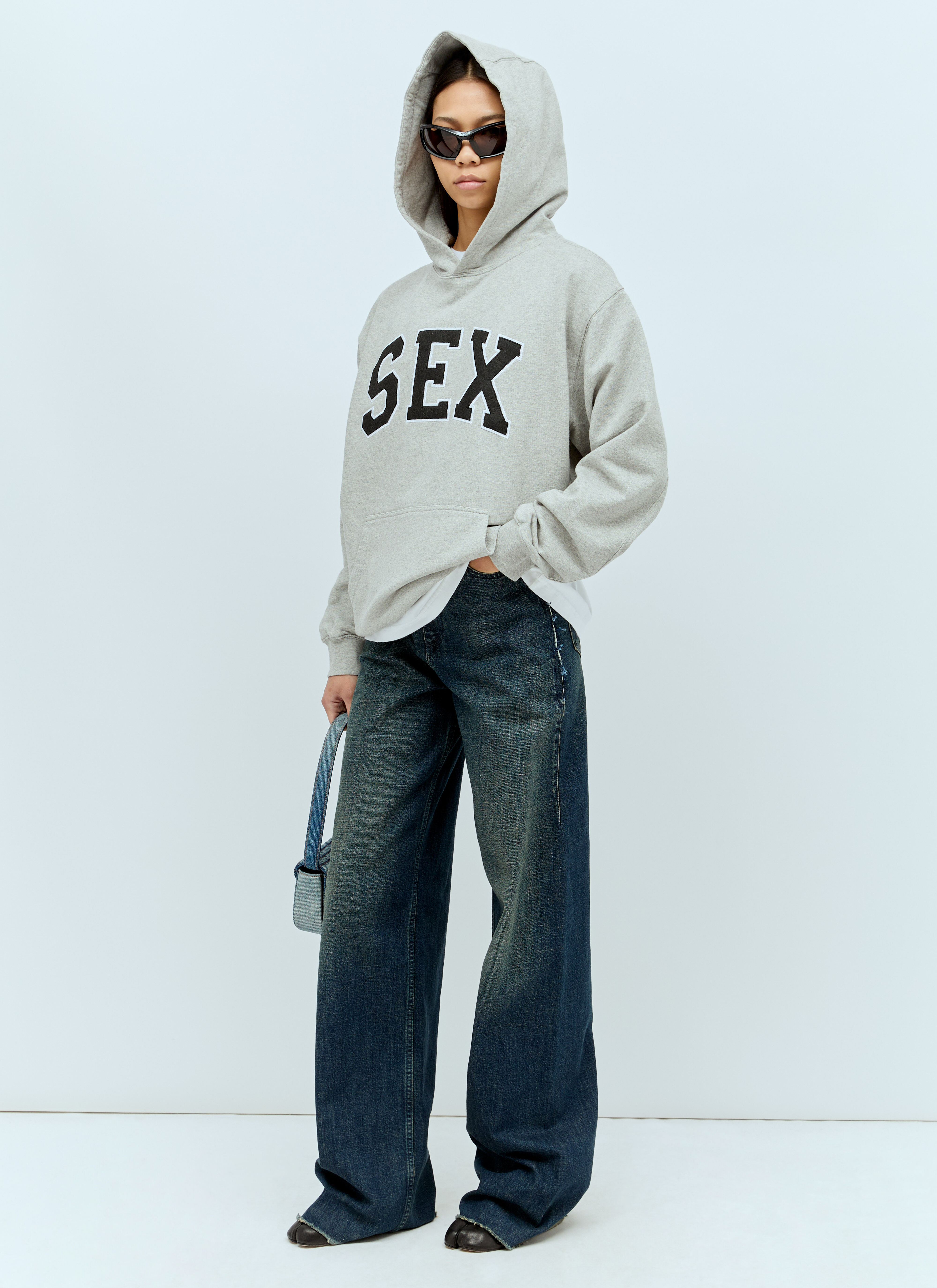 【特価】 Carne の フードスウェットシャツ Sex レディース Bollente トップス
