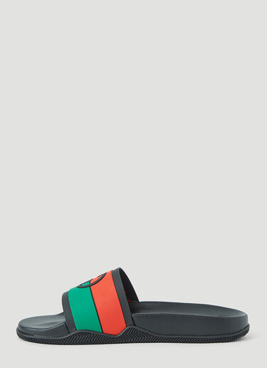 Gucci G锁扣拖鞋 黑 guc0145074