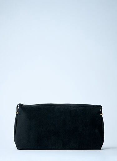 T-Lock Leather Clutch TOTEME T-Lock Leather Clutch Black tot0261050