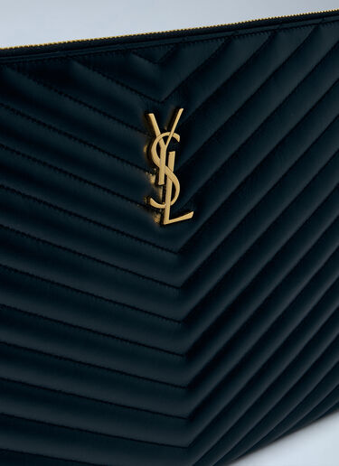 LN-CC® - Saint Laurent: Cassandre Matelassé Document Holder - Black Saint Laurent Cassandre Matelassé Document Holder Black sla0265137