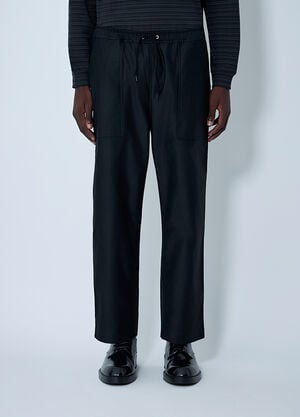 Comme des Garçons Homme Cotton Pants Black cdh0162003