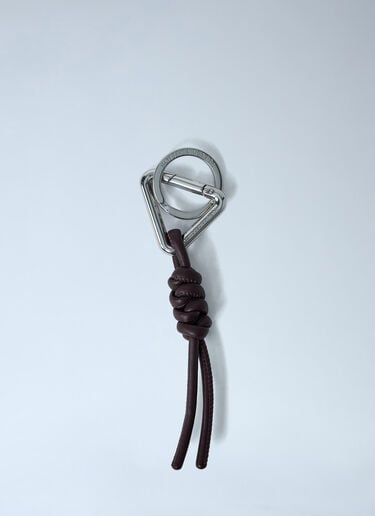 Bottega Veneta Triangle Keyring Burgundy bov0163006