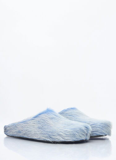 Marni Fussbett Sabot Mules Blue mni0159007