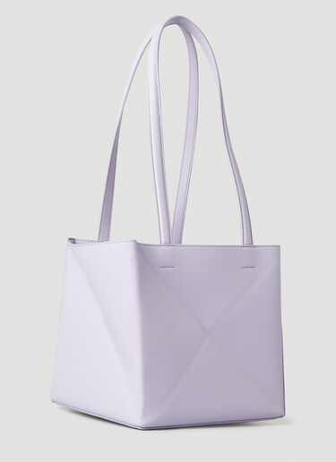 Nanushka Origami Vegan Leather Tote Bag Purple nan0248011