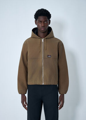 Stüssy Hooded Wax Work Jacket Khaki sts0162001