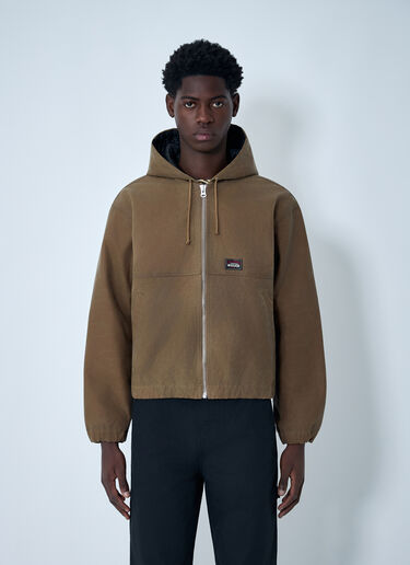 Stüssy Hooded Wax Work Jacket Khaki sts0162001