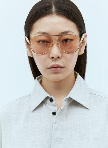 Bottega Veneta BV1305S 太阳镜  金色 bos0355006