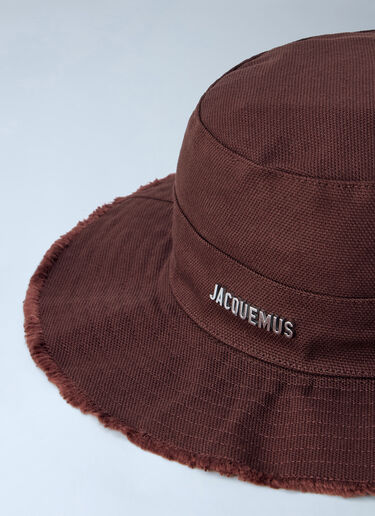 LN-CC® - Jacquemus: Le Bob Artichaut Hat - Brown Jacquemus Le Bob Artichaut Hat Brown jac0366015